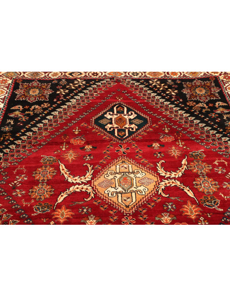 Tappeto Shiraz Persia marrone giallo 183x260
