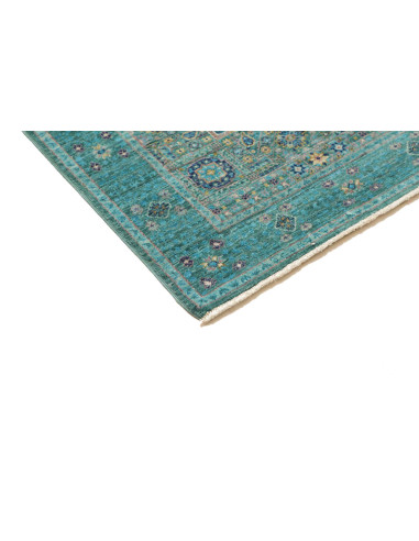 Tappeto Mamlouk Pakistan 82x396 Turchese Di Bei