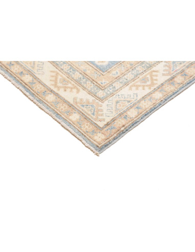 Tappeto Kazak Afghanistan 82x583 Azzurro Beige