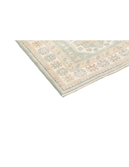Tappeto Kazak Afghanistan 83x354 Azzurro Tenue