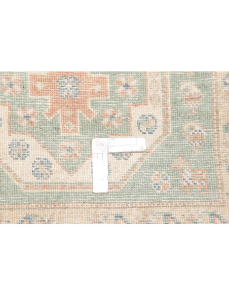Tappeto Kazak Afghanistan 83x354 Azzurro Tenue
