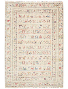 Tappeto Rubin Pakistan 206x295 Beige Crema Ross