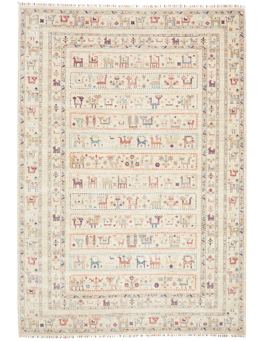 Rug Rubin Pakistan 206x295 Cream Beige Earth Re