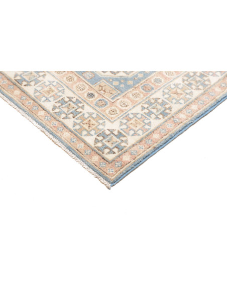 Rug Kazak Afghanistan 83x586 Light Blue Cream