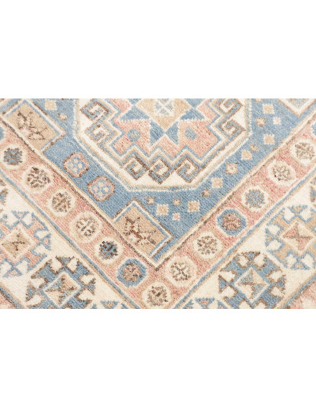 Rug Kazak Afghanistan 83x586 Light Blue Cream