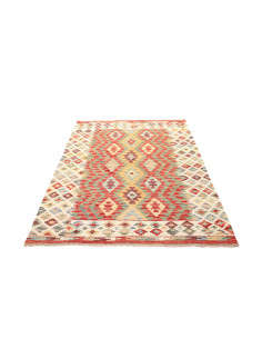 Rug Kilim Afghanistan maroon brown 132x178 2