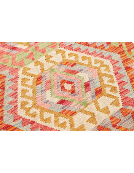 Rug Kilim Afghanistan 85x298 Terracotta Coral