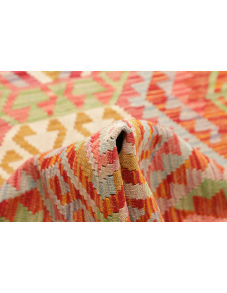 Rug Kilim Afghanistan 85x298 Terracotta Coral