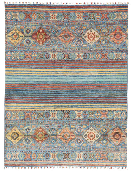 Rug Rubin Pakistan 152x203 Blue Orange Yellow T