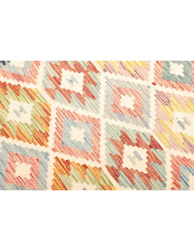 Tappeto Kilim Afghanistan giallo marrone 125x174