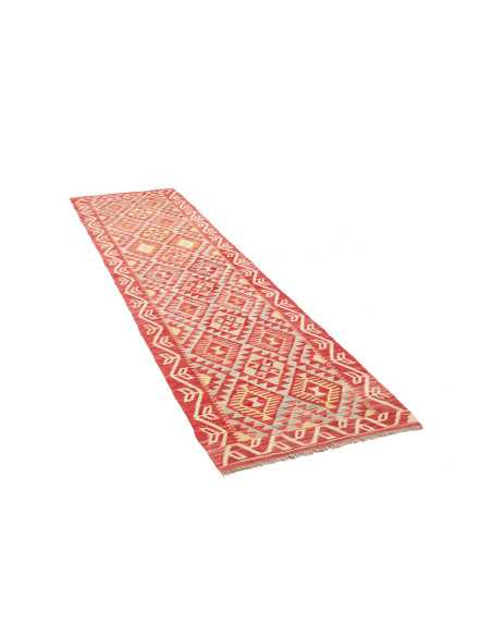 Rug Kilim Afghanistan 76x295 Terracotta Red Bei