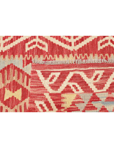 Tappeto Kilim Afghanistan 76x295 Rosso Terracot
