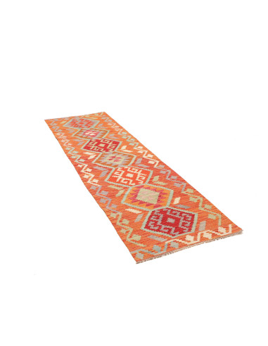 Rug Kilim Afghanistan 73x238 Terracotta Orange