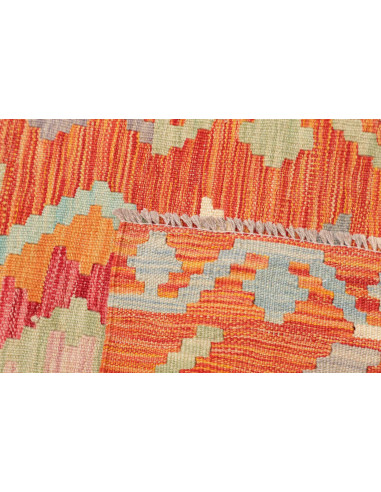 Rug Kilim Afghanistan 73x238 Terracotta Orange
