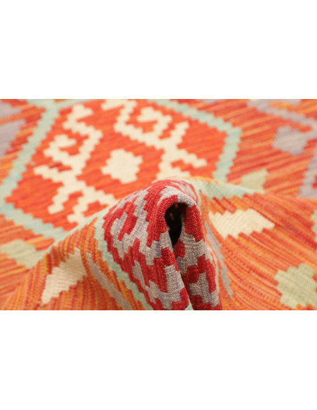 Rug Kilim Afghanistan 73x238 Terracotta Orange