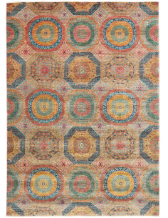 Tappeto Mamlouk Pakistan 204x288 Terracotta Rug