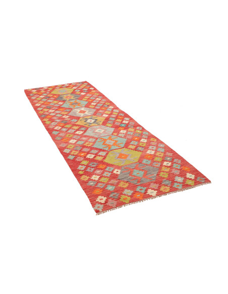 Rug Kilim Afghanistan 87x238 Terracotta Red Mul