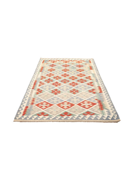 Rug Kilim Afghanistan white 125x192