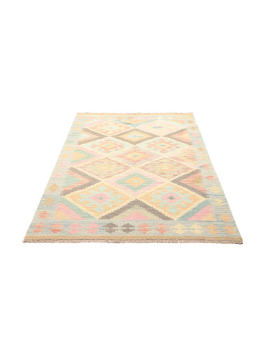 Tappeto Kilim Afghanistan bianco 120x178