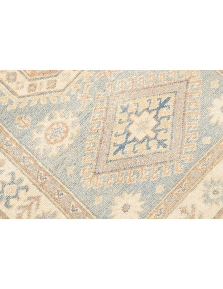 Tappeto Kazak Afghanistan 88x352 Blu Cielo Tenu