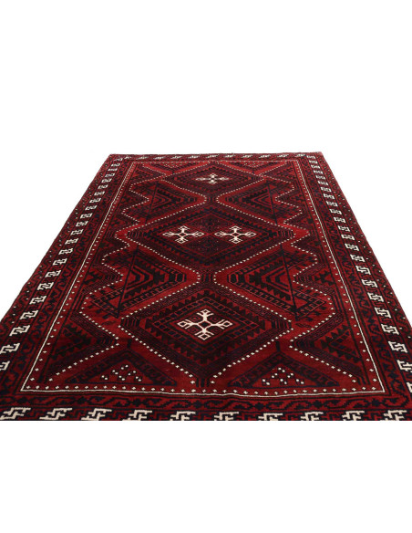 Rug Lori Persia 213x295 Dark Red Navy Blue Crea