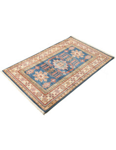 Rug Kazak Fine Pakistan 102x156 Blue Terracotta 2