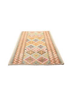 Tappeto Kilim Afghanistan giallo bianco 125x159 2