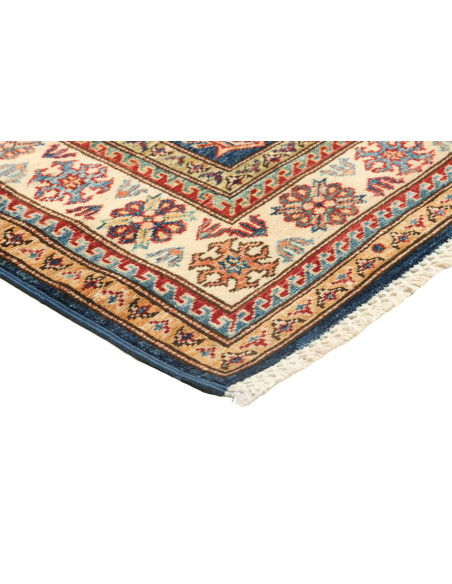 Tappeto Kazak Fine Pakistan 102x156 Blu Terraco