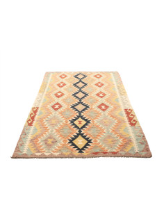 Tappeto Kilim Afghanistan giallo arancione 118x190 2