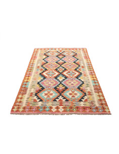 Tappeto Kilim Afghanistan giallo grigio 120x186 2