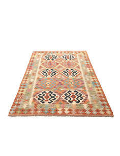 Tappeto Kilim Afghanistan giallo grigio 120x186 2