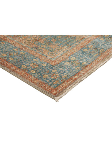 Tappeto Mamlouk Pakistan 99x153 Blu Petrolio Ru
