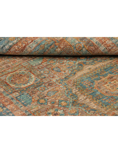 Rug Mamlouk Pakistan 99x153 Petrol Blue Rust Go