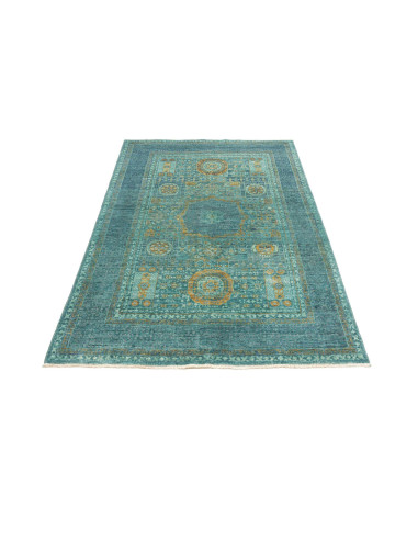 Rug Mamlouk Pakistan 120x186 Petrol Blue Turquo