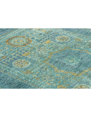 Rug Mamlouk Pakistan 120x186 Petrol Blue Turquo