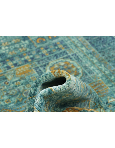 Rug Mamlouk Pakistan 120x186 Petrol Blue Turquo
