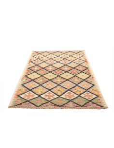 Tappeto Kilim Afghanistan giallo azzurro 125x188 2