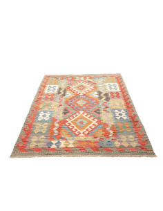 Tappeto Kilim Afghanistan marrone grigio 124x175 2