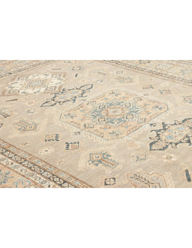 Tappeto Kazak Fine Pakistan 250x301 Beige Grigi