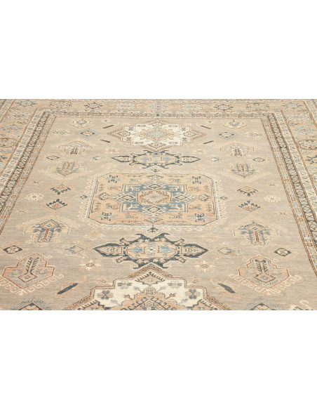 Tappeto Kazak Fine Pakistan 250x301 Beige Grigi