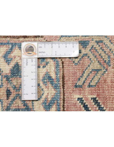 Tappeto Kazak Fine Pakistan 250x301 Beige Grigi