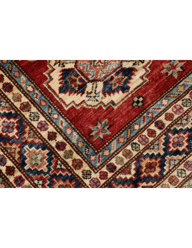Tappeto Kazak Fine Pakistan 82x401 Rosso Beige