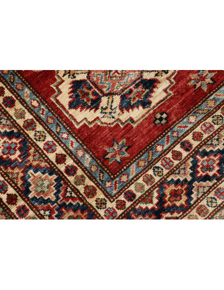 Tappeto Kazak Fine Pakistan 82x401 Rosso Beige