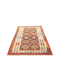 Tappeto Kilim Afghanistan marrone azzurro 125x200 2