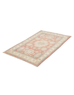 Rug Kazak Afghanistan 99x152 Salmon Pink Cream 2