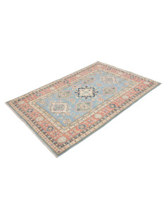 Rug Kazak Afghanistan 119x179 Light Blue Coral 2