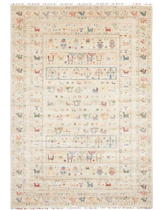 Tappeto Rubin Pakistan 170x241 Beige Crema Mult