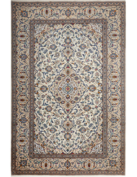 Kashan 195x294 Cm Kashan, Persia, Hand-carded Wool warp: