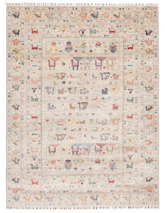 Rug Rubin Pakistan 150x202 Light Beige Multicol