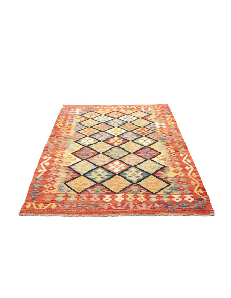 Rug Kilim Afghanistan brown 133x181